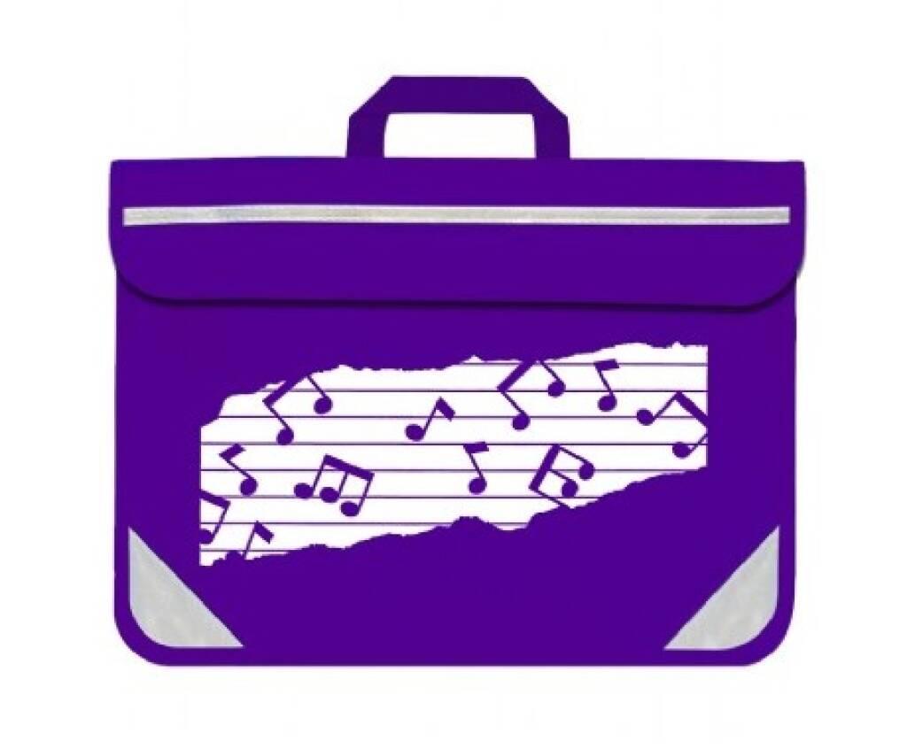 Mapac Sac à partitions - Mapac: Music Bag Duo - Music Notes (Purple)