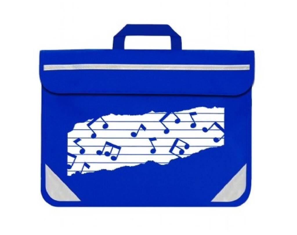Mapac Sac à partitions - Mapac: Music Bag Duo - Music Notes (Royal Blue)