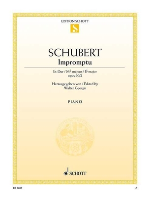 Impromptu no.2 Mib majeur - Impromptu 2 Eb major - Impromptu 2 Es-Dur Opus 90 D 899