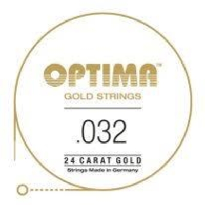 Optima Elektrisch Gold 032 Single String