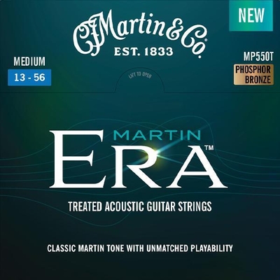 Martin & Co MP550T Era - Premium Treated Strings - 92/8 Phos. Bronze .013-.056 - Medium