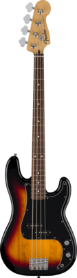Fender Standard Precision Bass, Laurel Fingerboard, Black Pickguard, 3-Color Sunburst