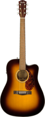 Fender CD-140SCE Dreadnought, Walnut Fingerboard, Sunburst w/case