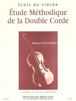 Alphonse Etude méthodique de la double corde vol. 2Methodic study of the double-string 2nd