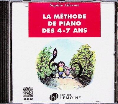 La méthode de piano des 4-7 ans (CD seul)