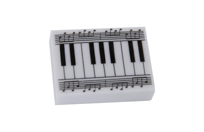 Gewa Gomme Piano Clavier et Portée musicale