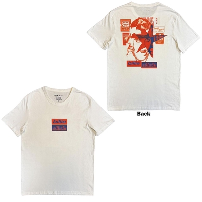 T-shirt Billie Eilish Unisex T-Shirt : Tickets Hit Me Hard And Soft (White) Taille XL