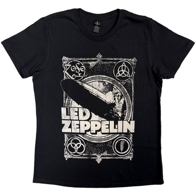 T-Shirt Led Zeppelin Vintage Print Femme Taille XXL