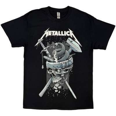 T-Shirt Metallica Unisex T-shirt : History White Logo Taille XL