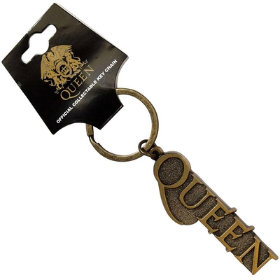 Queen Keychain : Gold Logo
