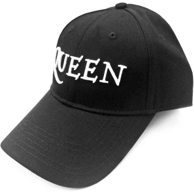 Queen Baseball Cap: Logo (Black)