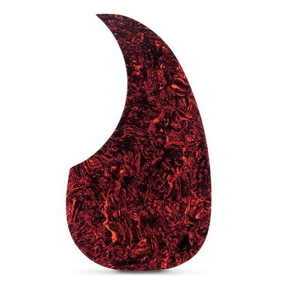 Martin & Co Pickguard, fits D-28 D-35 rosettes, Oversized, Right, self-adhesive, Faux Tortoise