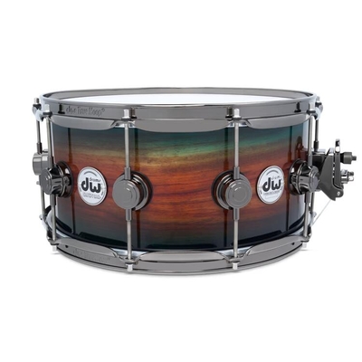 DW SonicPly Exotic Kit, Natural to Royal Blue BurstBlack Nickel Hardware 14