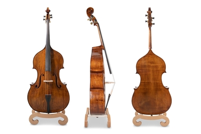 Gewa Double bass Georg Walther 3/4 - All-solid model, Italian violin shape (amber)