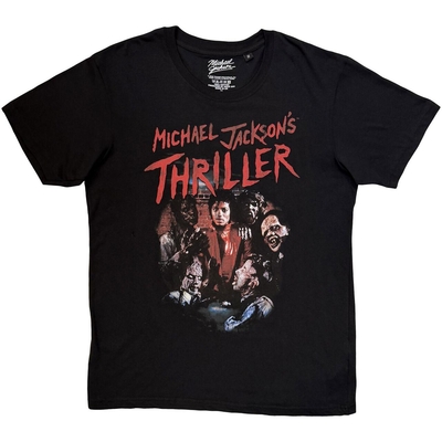 T-Shirt Michael Jackson Unisex T-Shirt: Thriller Zombies (Black) Taille S
