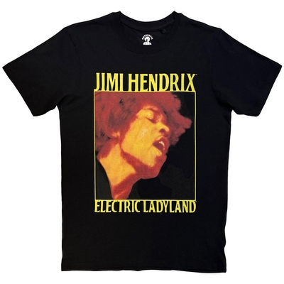 Jimi Hendrix Unisex T-Shirt: Electric Ladyland (Black) Size XL