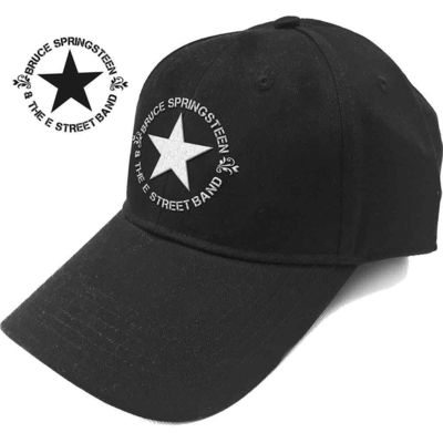 Casquette Bruce Springsteen Unisex Baseball Cap: Circle Star Logo (Black)