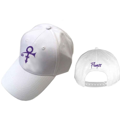 Casquette Prince Unisex Baseball Cap: Purple Symbol (White)