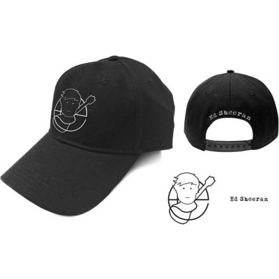 Casquette Ed Sheeran Unisex Baseball Cap: Pictogram (Black)