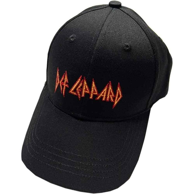 Casquette Def Leppard Unisex Baseball Cap: Text Logo (Black)