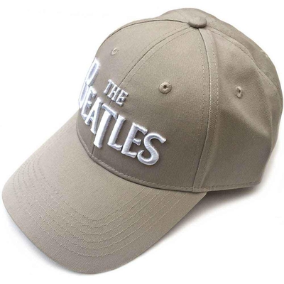 Casquette The Beatles Baseball Cap : White Drop T Logo (Sand)