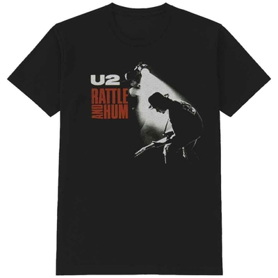 T-Shirt U2 Unisex T-Shirt: Rattle & Hum (Black) Taille M