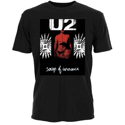 T-Shirt U2 Unisex T-Shirt: Songs of Innocence Red Shade (Black) Taille S