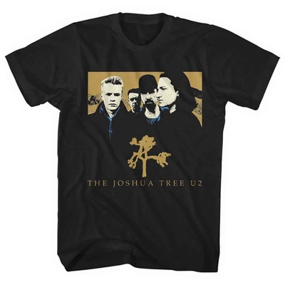 T-Shirt U2 Unisex T-Shirt: Joshua Tree (Black) Taille L