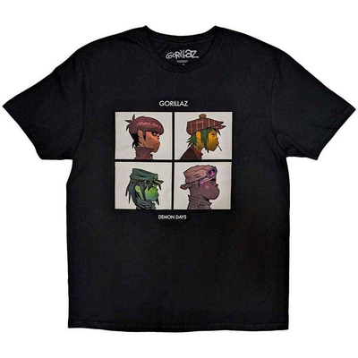 T-Shirt Gorillaz Unisex T-Shirt: Demon Days (Black) Taille XL