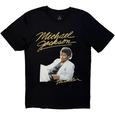 T-Shirt Michael Jackson Unisex T-Shirt: Thriller White Suit (Black) Taille M