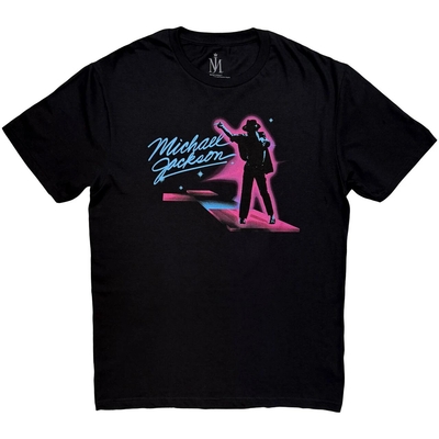 T-Shirt Michael Jackson Unisex T-Shirt: Neon (Black) Taille L