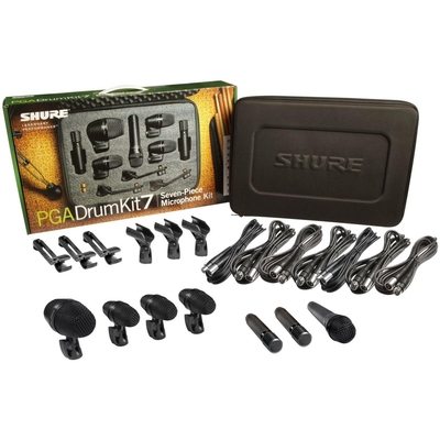 Shure PGADRUMKIT7PGADRUMKIT7 7PC DRUMKIT PGA52, 57, 56(X3), 81(X2)