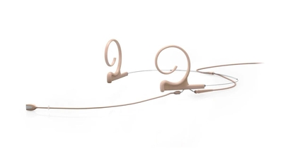 DPA 4188 CORE Directional Flex Headset Mic, 120mm, beige, MicroLock | 4188-DP-F-F90-LH