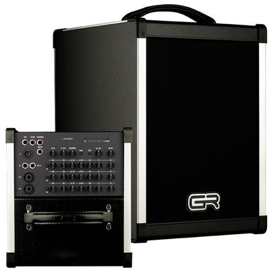 GR Guitar Acoustic Guitar Combo Amplifier in Black Fiber - 140 watt / Speaker 1x8