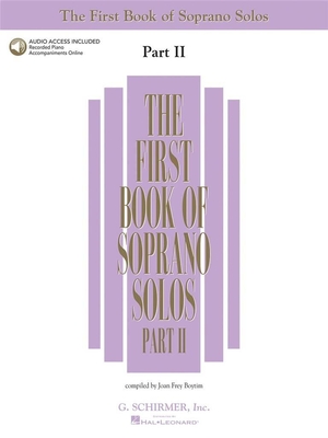 The First Book of Soprano Solos Part II (+ audio)