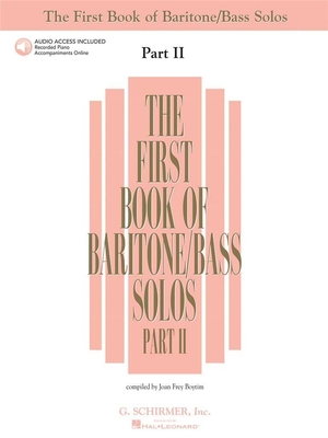 The First Book of Baritone/Bass Solos Part II (+audio)